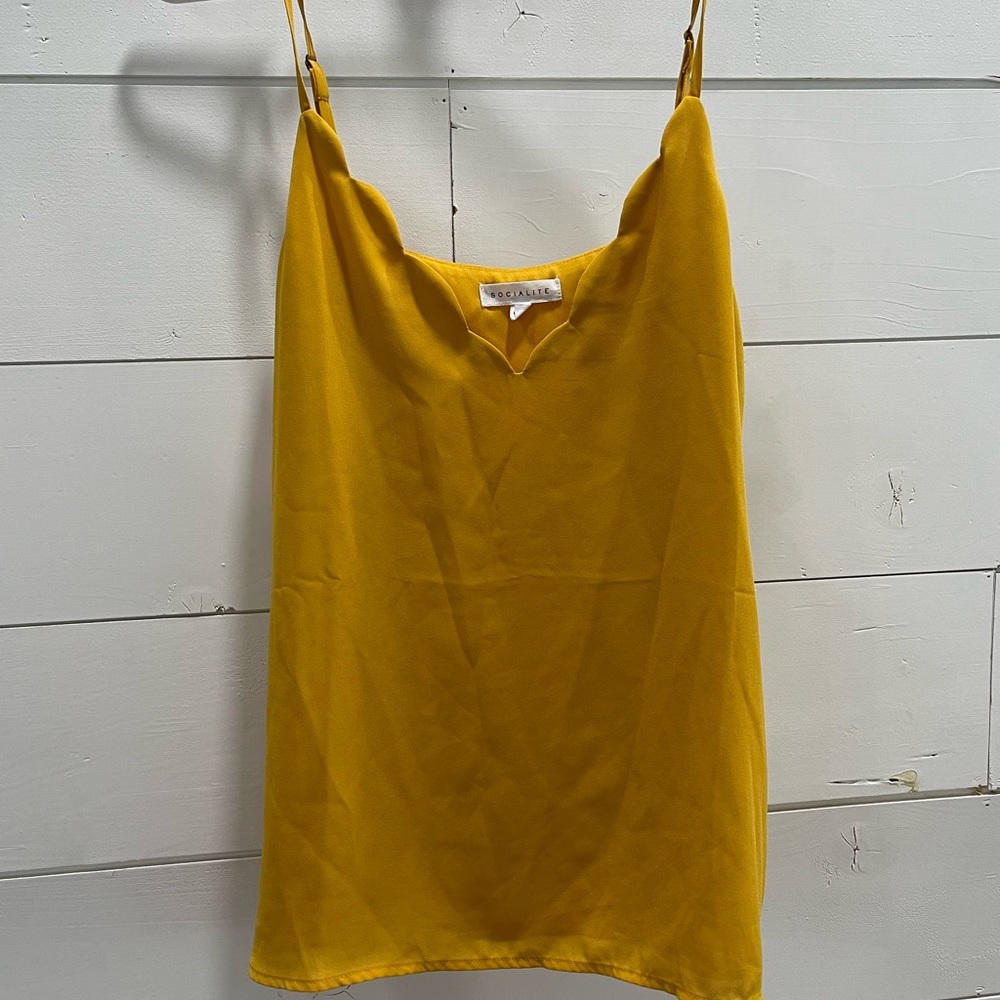 Mustard Tank Top